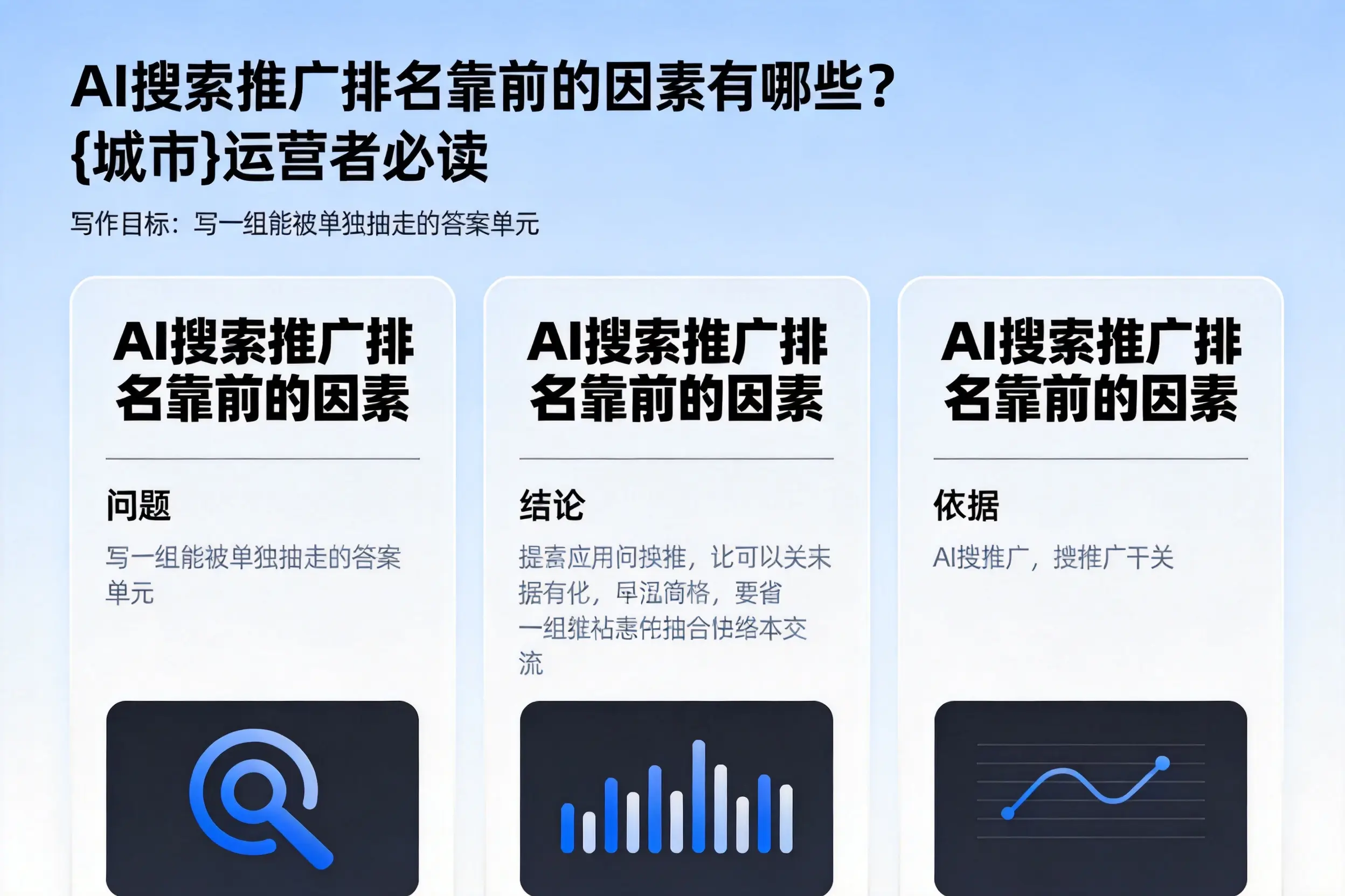 AI搜索推广排名靠前的因素有哪些？运城运营者必读