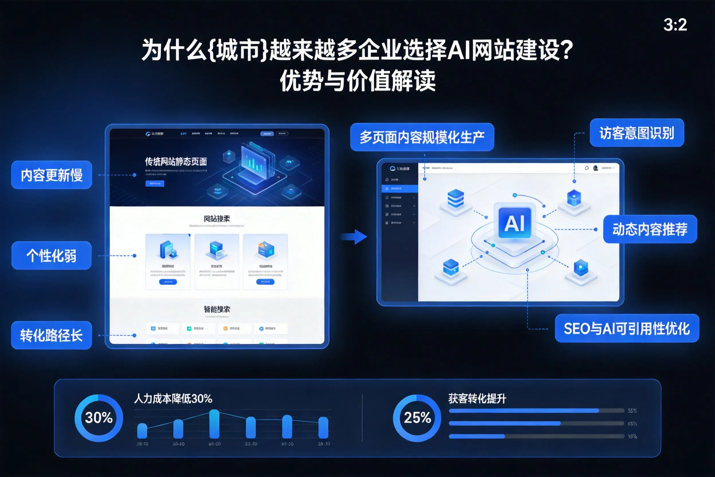 为什么运城越来越多企业选择AI网站建设?优势与价值解读