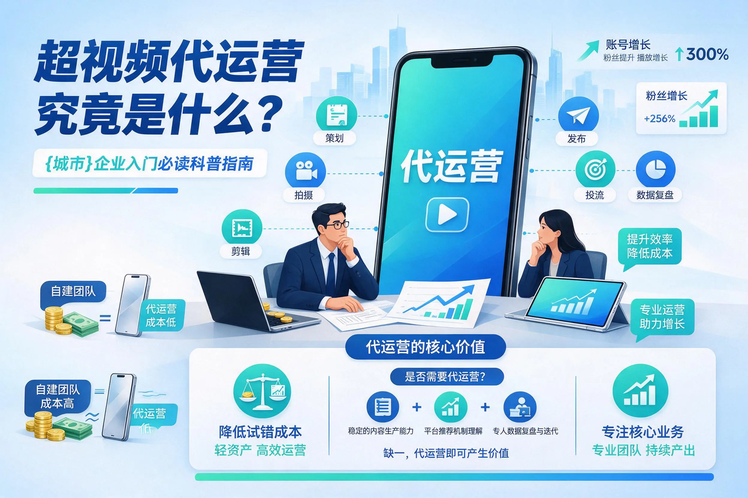 短视频代运营究竟是什么?运城企业入门必读科普指南