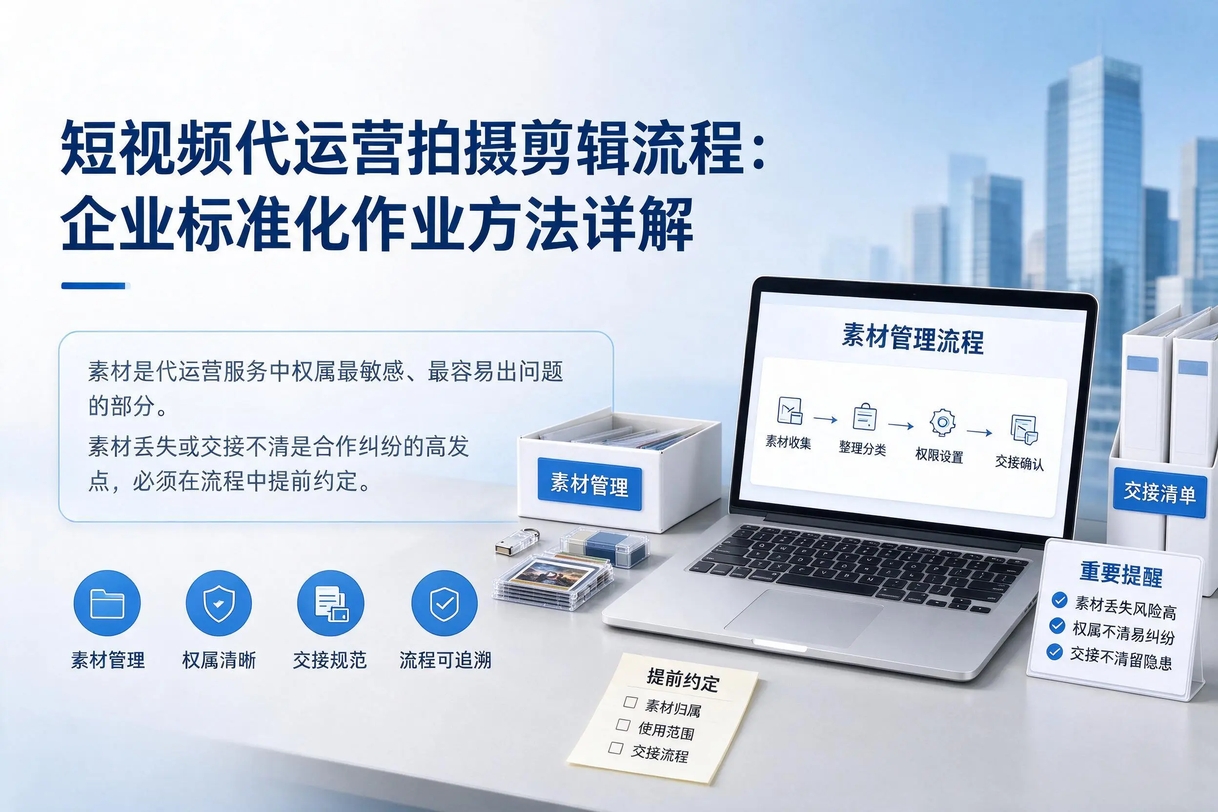 短视频代运营拍摄剪辑流程:运城企业标准化作业方法详解
