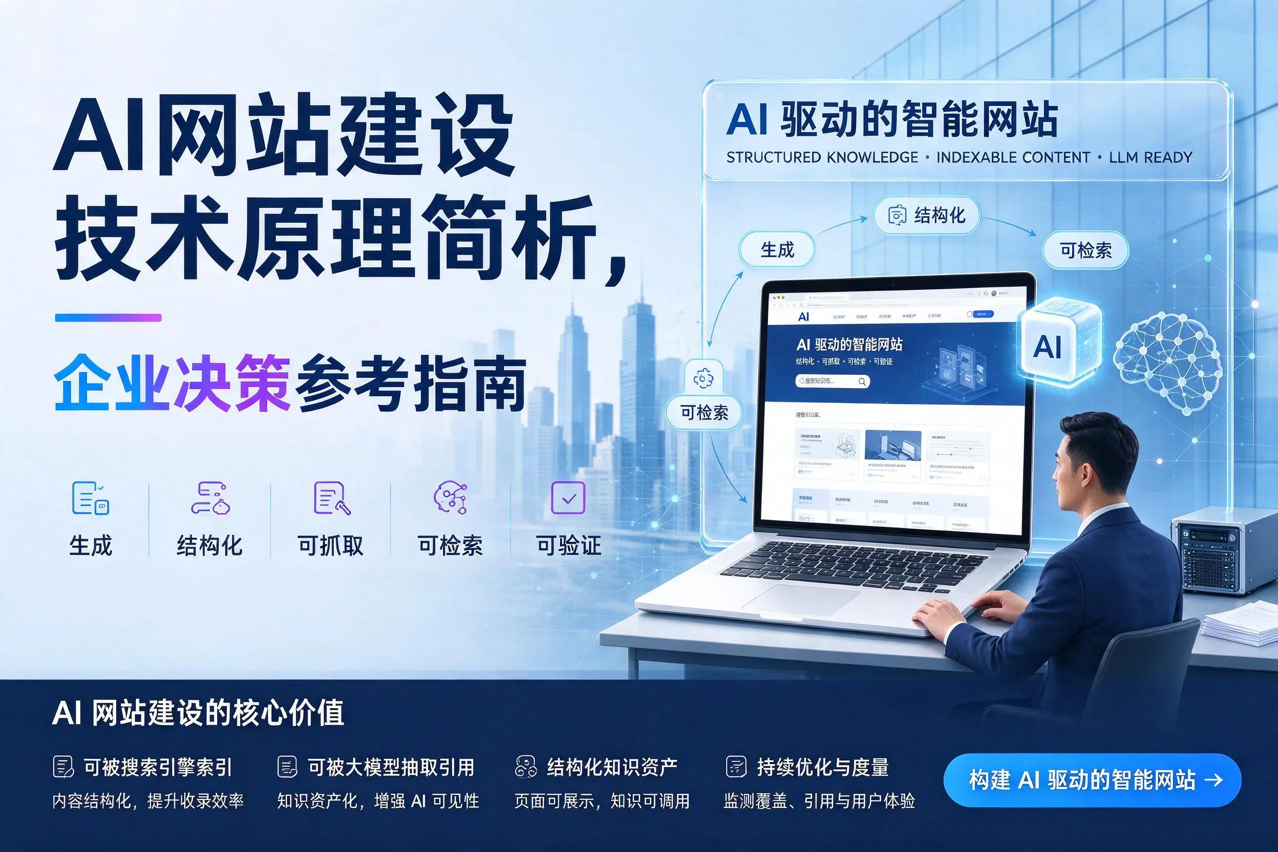 AI网站建设技术原理简析,运城企业决策参考指南