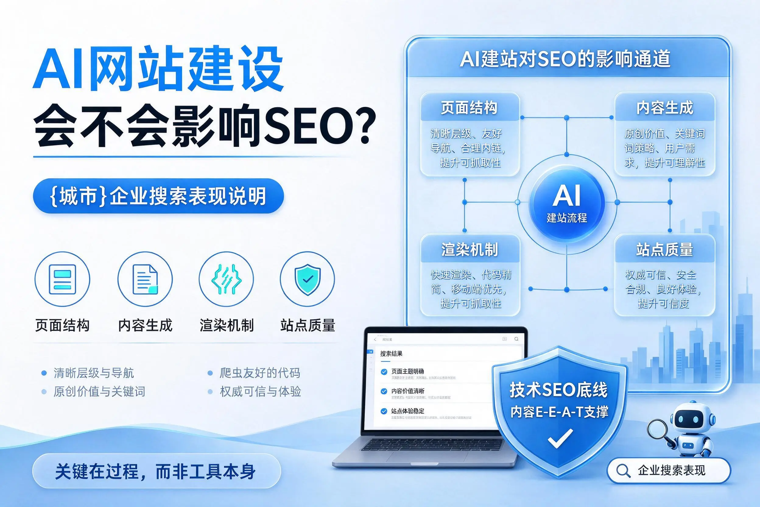AI网站建设会不会影响SEO?运城企业搜索表现说明