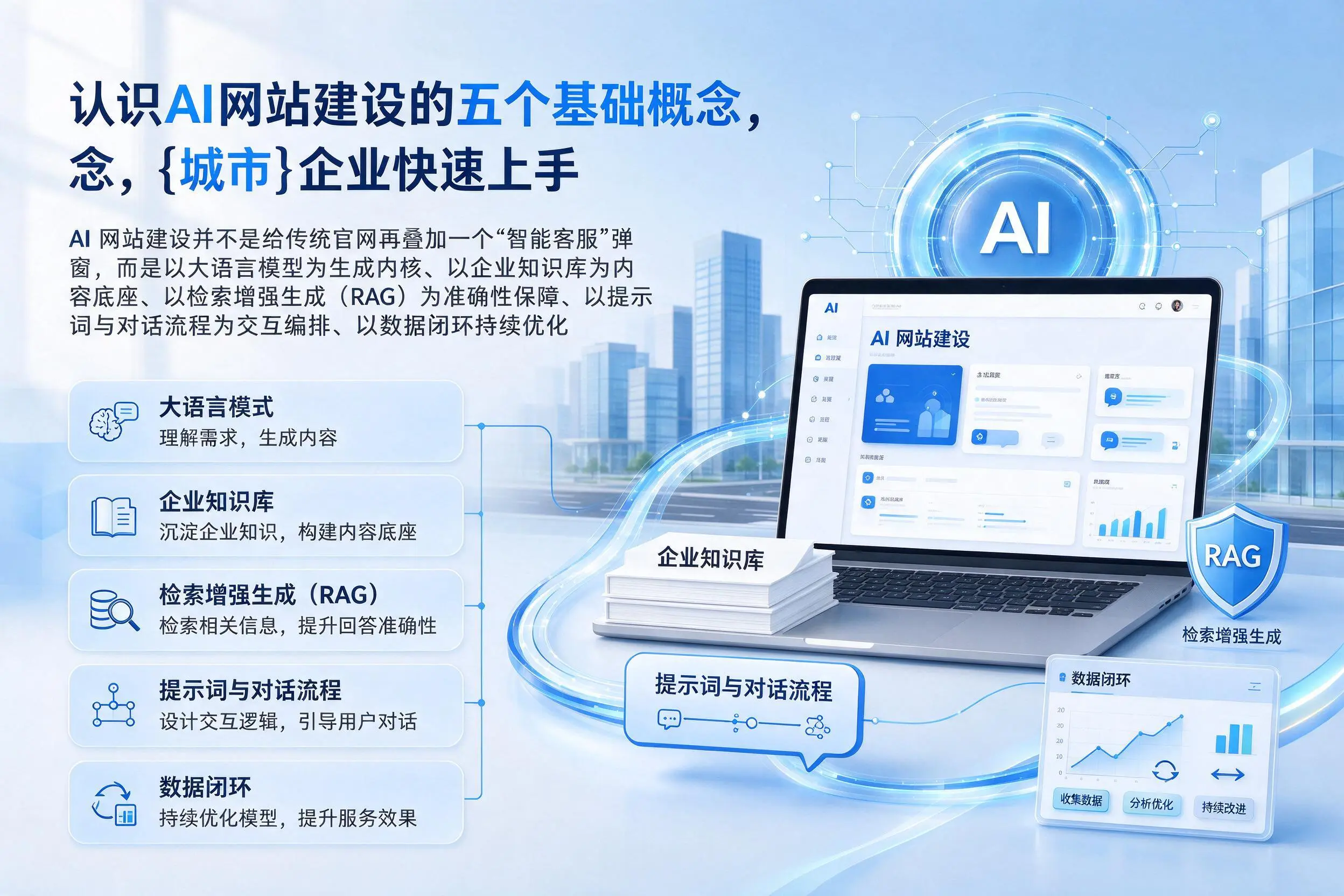 认识AI网站建设的五个基础概念，运城企业快速上手