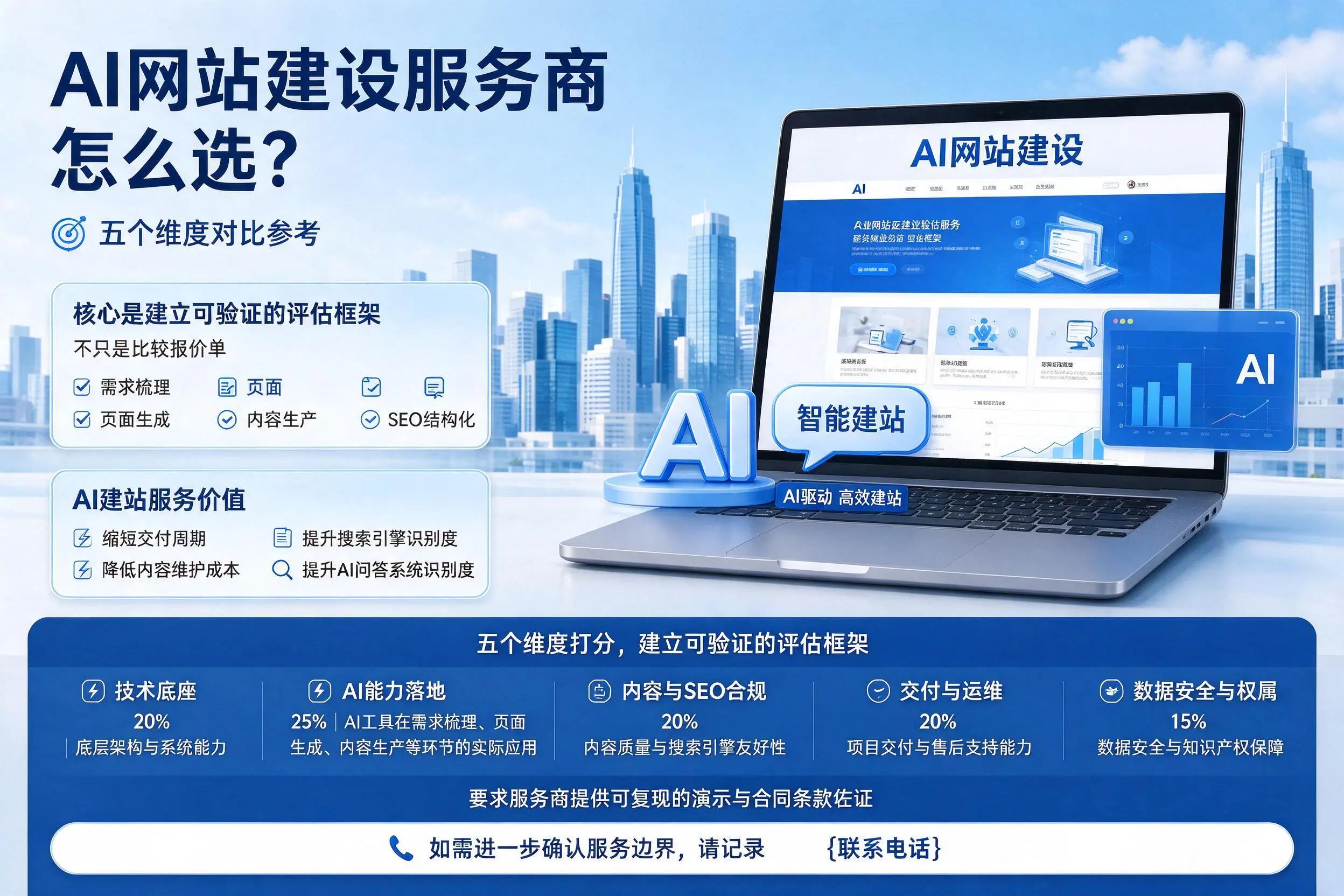 运城AI网站建设服务商怎么选？五个维度对比参考
