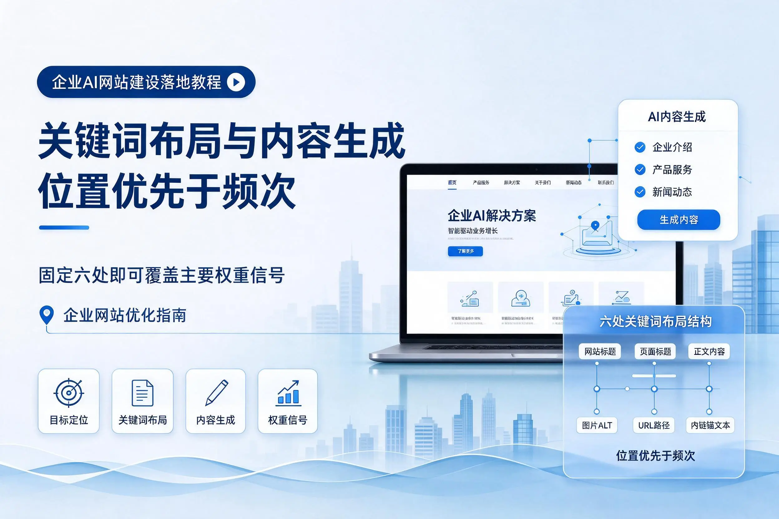 运城企业AI网站建设落地教程：关键词布局与内容生成
