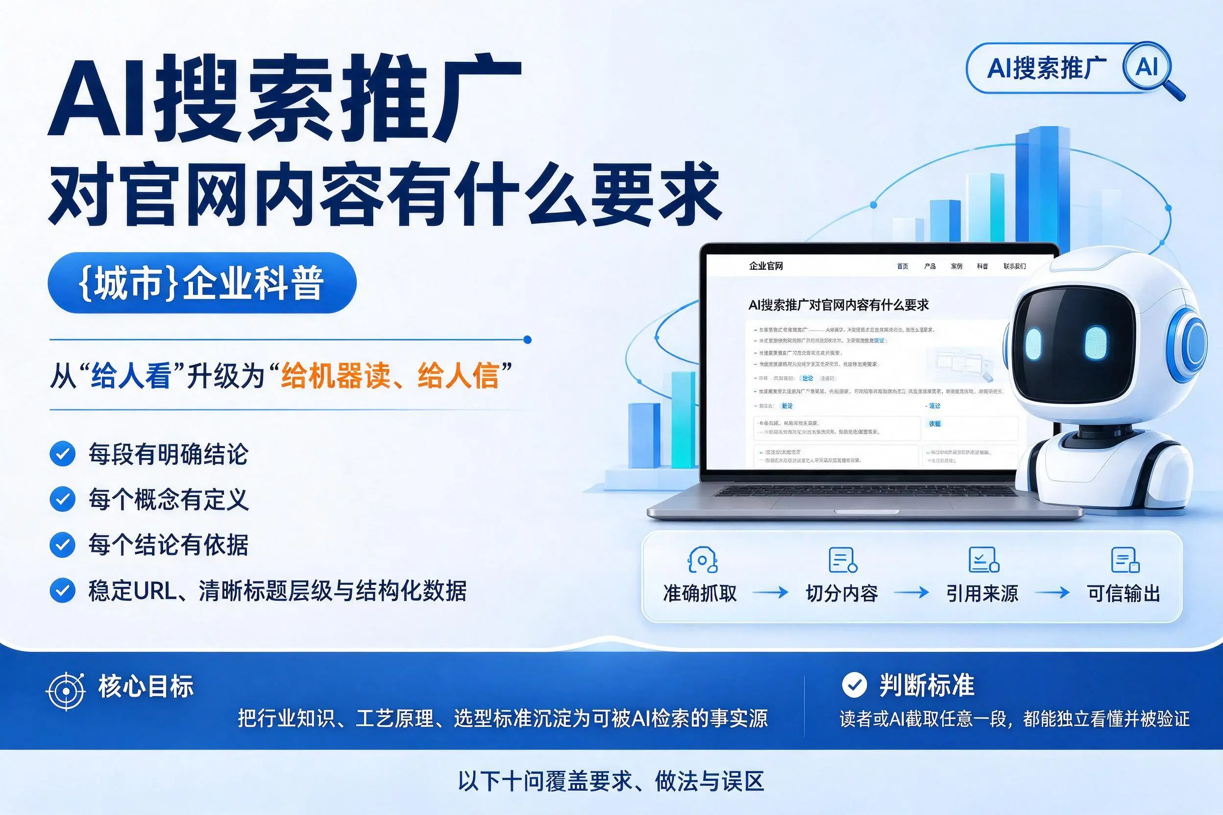 AI搜索推广对官网内容有什么要求,运城企业科普